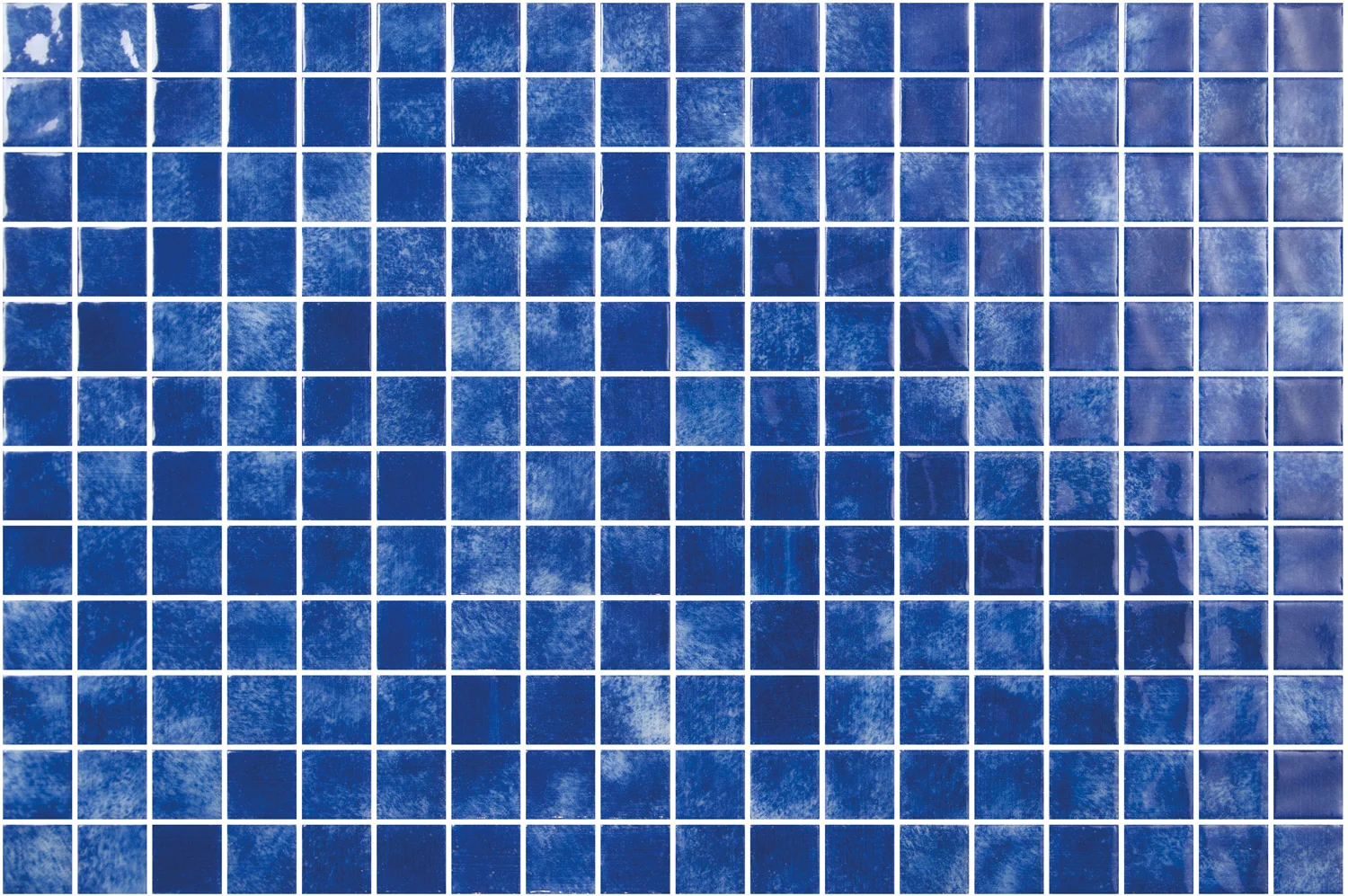 Gresite Mosaico Onix 25250 Nieve Azul Marino