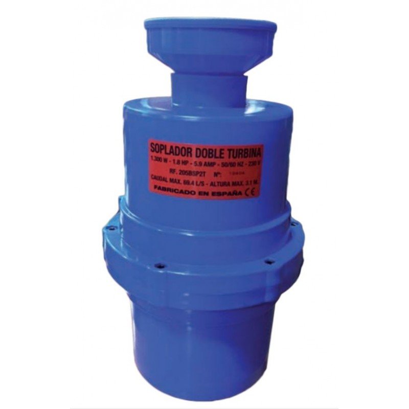 Bomba soplante de doble turbina discontinua Cepex 1,8 CV