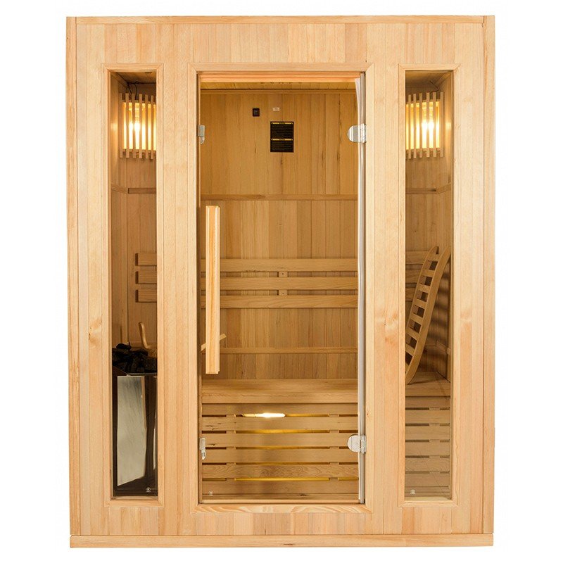 Sauna tradicional de vapor Zen 3 personas - Imagen 2
