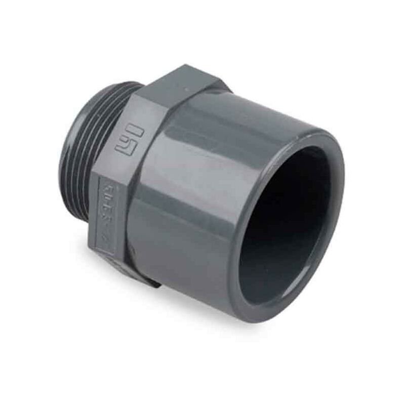 Terminal PVC para encolar y roscar macho Hidroten