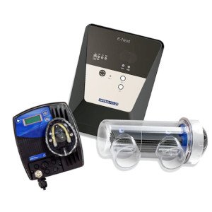 Clorador salino E-Next Astral Pool con bomba de PH Astral