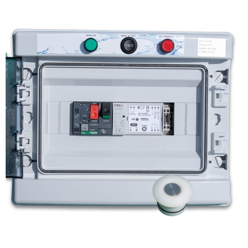 Kit Pulsadores Piezoelectricos con Cuadro Electrico