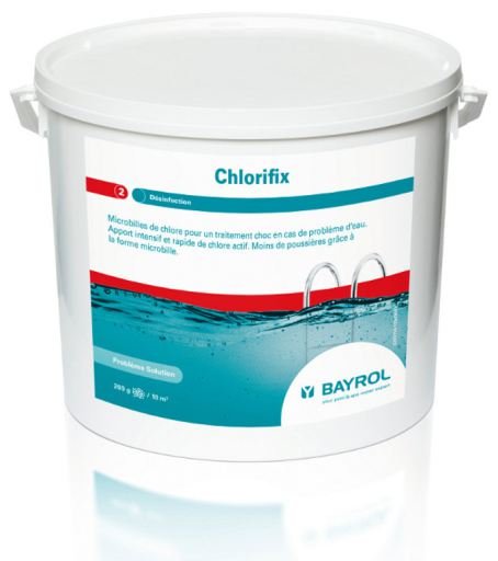 Cloro granulado accion rápida Chlorifix 5kg Bayrol