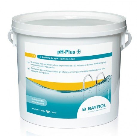 Incrementador ph+ plus granulado Bayrol 6 kg