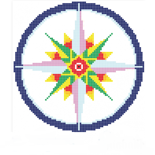 Dibujo gresite de Los Vientos